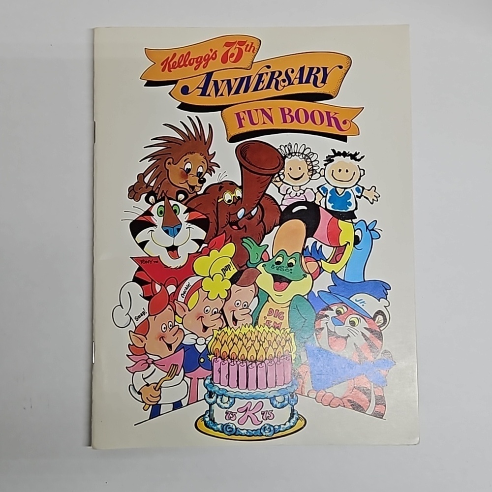 Vintage Kellogg's 75th Anniversary Fun Book (New)